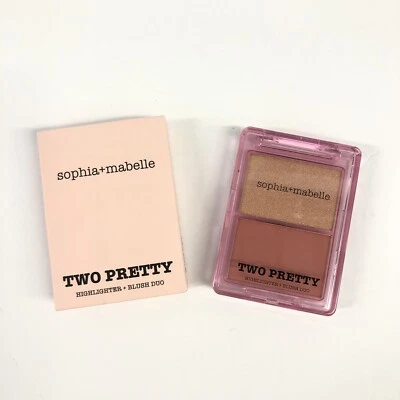 Sophia + Mabelle • Two Pretty Highlighter + Blush Duo • 0.21 fl oz (6 g) - Image 1 of 3