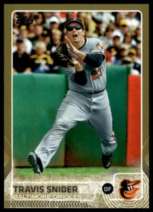 2015 Topps #355 Travis Snider SN Gold #/2015 Baltimore Orioles Baseball - Picture 1 of 2