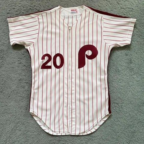 Vintage 1978-1986 Mike Schmidt Philadelphia Phillies Wilson Jersey Size 40 HOF Cover