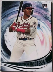 CRISTIAN PACHE 2021 Topps Gallery Next Wave RC GREEN SP #/250 Braves Phillies As - Picture 1 of 2