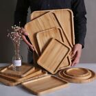 1Pcs Home Kitchen Bamboo Tray  for Holding Tea Fruit Barbecue Bread