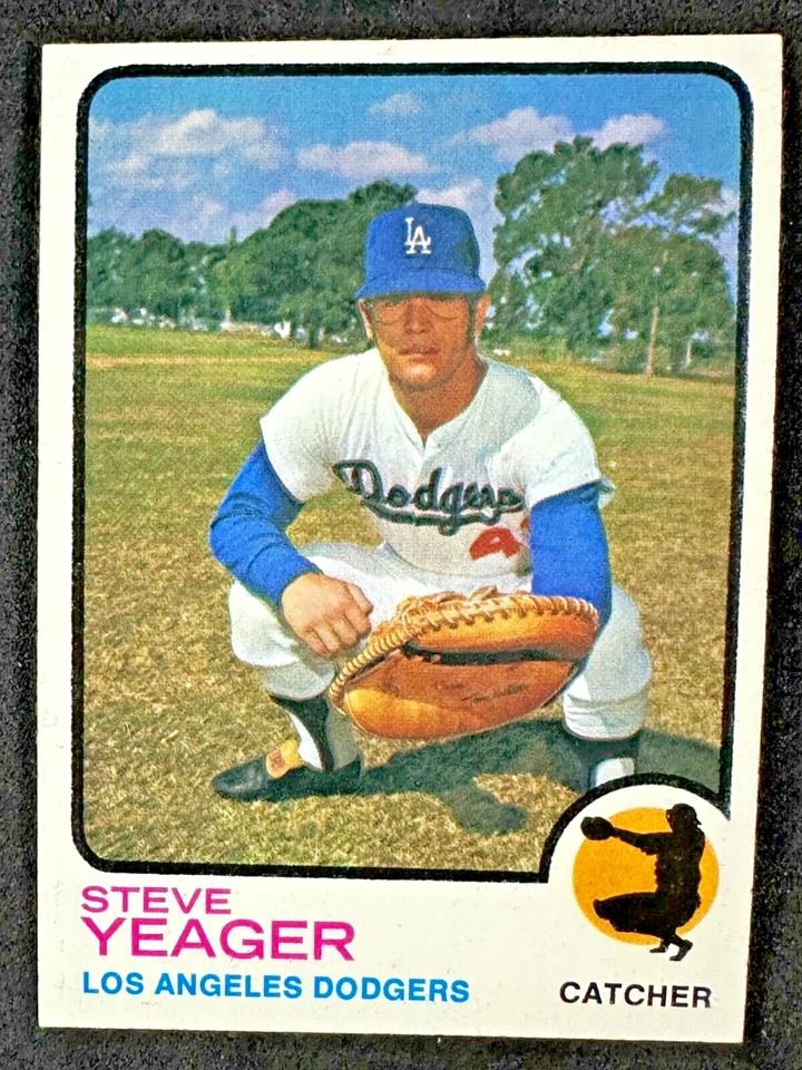 Steve Yeager RC 1973 Topps #59 Rookie Los Angeles Dodgers Foto 1 de 4