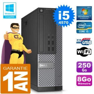 PC DELL 7020 SFF Core I5-4570 RAM 8Go Scheibe 250 GB Dvd-Brenner Wifi W7 - Bild 1 von 4