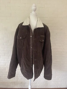 Vintage 90s Quicksilver Corduroy Thick Jacket Coat Surf Surfwear Mens Size XL - Picture 1 of 17