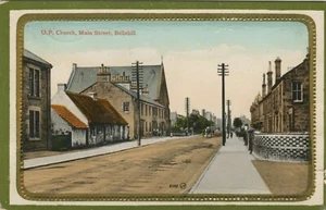 UF CHURCH, MAIN STREET, BELLSHILL - Lanarkshire Postcard - Picture 1 of 2