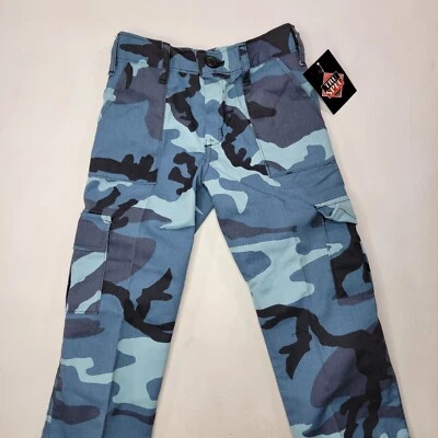 New Tru-Spec Youth Blue Urban Winter Camo Pants Size 4 New With Tags - Image 1 of 4