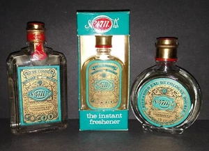 3 X Pre Barcode, Kolnisch Wasser, Glockengasse 4711 Cologne Miniatures. Full - Picture 1 of 2