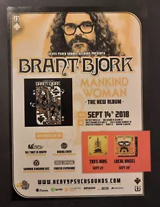 BRANT BJORK "Mankind Woman" Heavy Psych Sounds ~ Magazine Print/Promo Ad 2018 - Bild 1 von 1