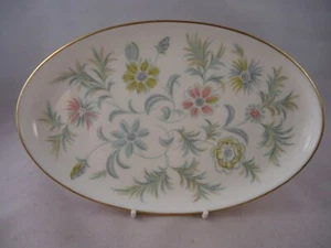 Minton Vanessa Oval Dish Bone China 1st Quality Vintage British - Picture 1 of 7