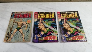 Sub-Mariner #1 &2x #2 (Marvel, 1968) Origin of Namor, 1st Silver Age Solo Comic - Picture 1 of 15