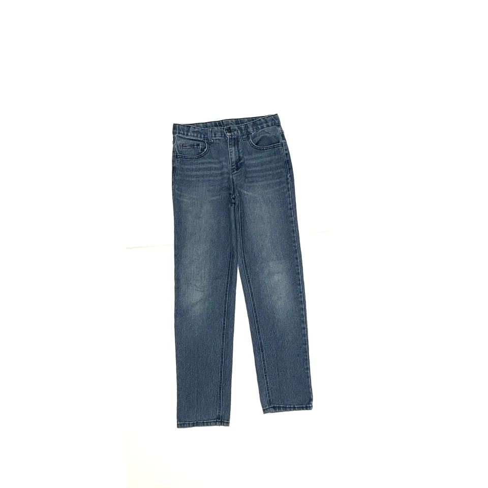Vaqueros Denim Faded Glory Cintura Ajustable Pierna Recta Niño Talla 18 Azul Oscuro Foto 1 de 3