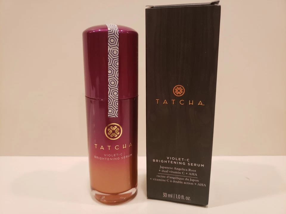 Tatcha ~ The Violet-C Brightening Serum ~ 1.0 oz ~ NIB (Black Packaging) - Image 1 of 1