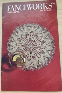 1978 COATS AND CLARK FANCIWORKS DOILIES TABLERUNNERS PILLOW FRONTS - Picture 1 of 6
