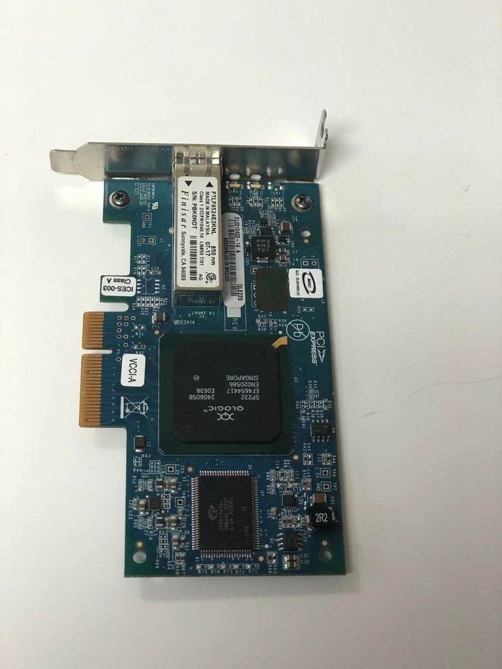 445688-001 HP 4GB PCIe x4 SINGLE PORT HOST BUS ADAPTER QLE220 LOW PROFILE - Image 1 of 1