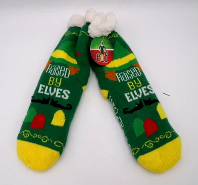 Calcetines forrados Elf Sherpa - Buddy criado por elfos talla única para la mayoría de las navidades nuevos Foto 1 de 4