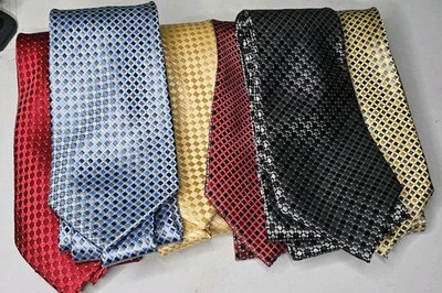 Галстук галстук Donald J Trump фирменная коллекция 100% шелк золотой слиток (лот из 6) - Изображение 1 из 4