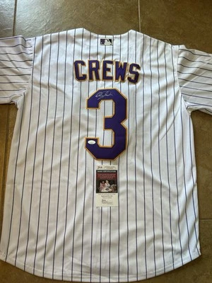 Dylan Crews Signed Auto LSU Tigers Jersey College Champs Nationals JSA COA - Image 1 of 4
