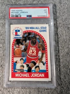 1989 Hoops Michael Jordan #21 PSA 3 VG All-Star Game Houston Bulls HOF - Picture 1 of 1