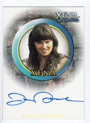 Xena Warrior Princess Trading Card Signed by Lucy Lawless #A14 Rittenhouse Arch - Image 1 of 2