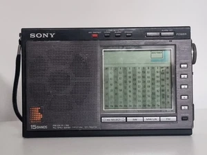 SONY ICF-7600DA PLL SYNTHESIZED 15 BAND WORLD RECIEVER FAULTY & SOLD SPARE PARTS - Picture 1 of 8