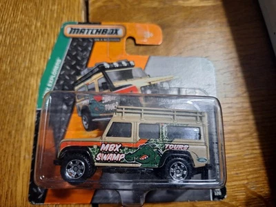 2012 Matchbox MBX Explorers Land Rover Defender 110 MBX Swamp Tours - Image 1 of 4