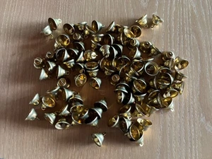 100 Stück Metallglöckchen, gold - Bild 1 von 4