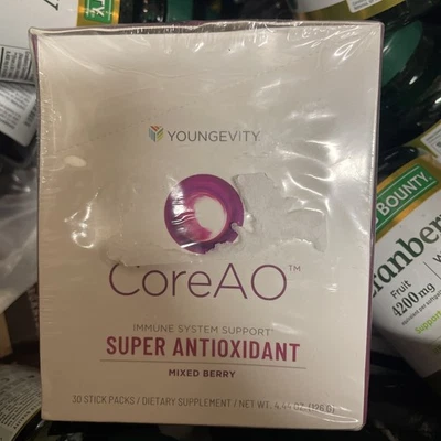 Youngevity CoreAO SUPER ANTIOXIDANTE BAYA MIXTA 4,44 OZ. 12/25 Foto 1 de 4