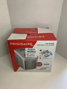 Máquina para hacer hielo Frigidaire EFIC117-SS encimera portátil pequeña/grande acero - Imagen 1 de 6