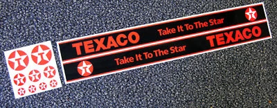 14th Maßstab Modell Lkw Tanker Anhänger Texaco Aufkleber - Bild 1 von 2