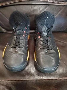 NIKE AIR JORDAN Rising High Blk/Infrared 23/Laser Orange 768931-017 Size 12 - Picture 1 of 7