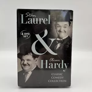 Stan Laurel & Oliver Hardy 4 DVD BOX SET Classic Comedy Collection - Picture 1 of 4