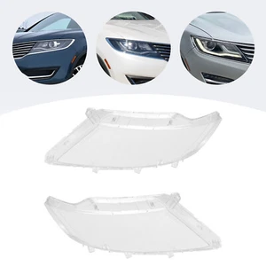Left & Right Headlight Lens Covers Headlamp Lens Cover For 2014-2018 Lincoln MKX - Bild 1 von 24