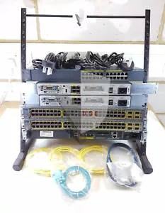 KIT LABORATORIO SICUREZZA CISCO CCNA CCNP 2x 1841, 1x 2960, 2x 3750, 1x ASA 4x WIC-1T - Foto 1 di 1