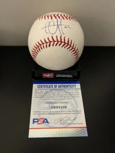 C.C. Sabathia SIGNED OMLB baseball autograph auto New York Yankees PSA/DNA CC B - Picture 1 of 3