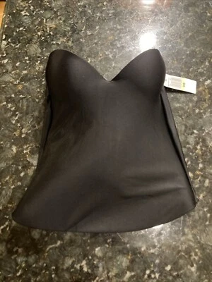 Felina Essentials Seamless 38B Hidden Strapless Bridal Bustier Bra Blk NWT 7643 - Image 1 of 4