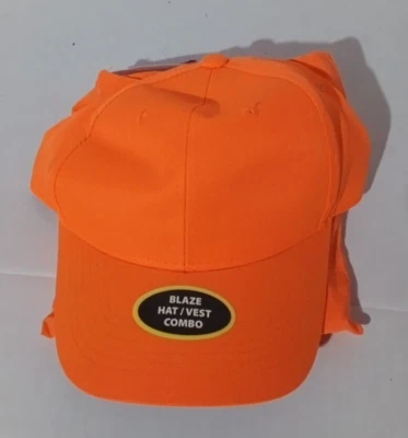 Blaze Orange Hunting Vest and Hat - Изображение 1 из 4