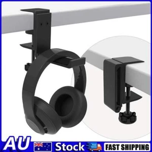 Adjustable Foldable Headset Holder Metal Headphone Storage Hanger Bracket Rack - Picture 1 of 7