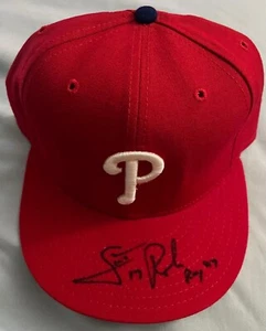SCOTT ROLEN Philadelphia Phillies Autographed New Era Cap Size 7 1/2 PSA CERT - Picture 1 of 2