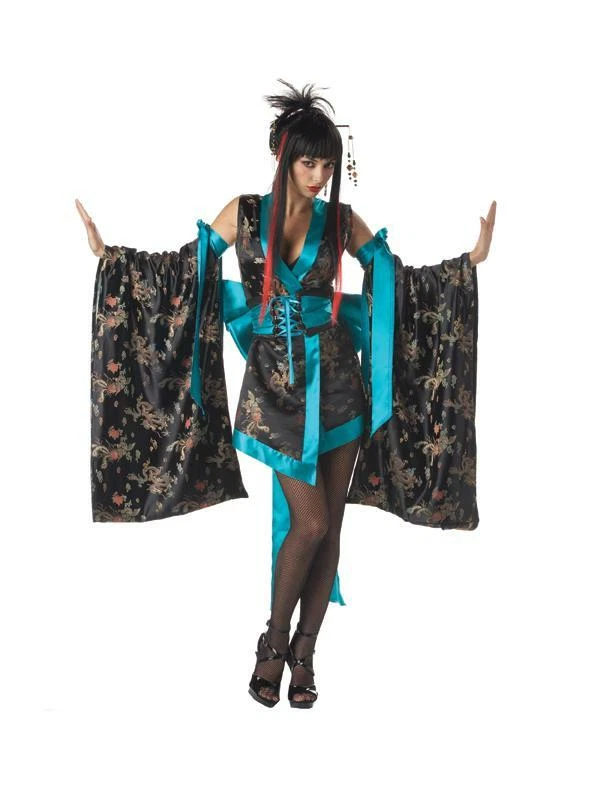 Disfraz de princesa geisha japonesa Tokyo Pop adulto Foto 1 de 1