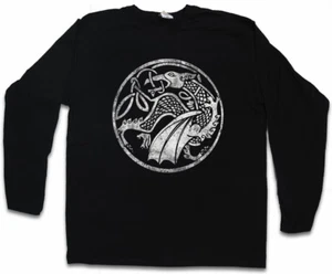 KELTISCHER DRUIDE LANGARM T-SHIRT Kelten Kreuz Religion Kultur Zeichen Symbol - Bild 1 von 1