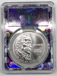 1993 D James Madison Bill of Rights Commemorative Silver Dollar PCGS MS-70 - Picture 1 of 4