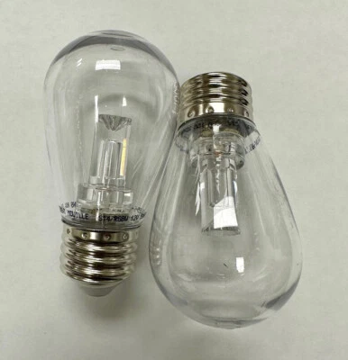Feit Electric LED Light Bulb REPLACEMENT Color Dimmable S14 E26 Base RGBW SL30 $ - Image 1 of 4