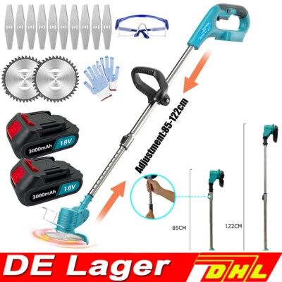Für Makita DUR181Z 18V LXT Akku Rasentrimmer Garten Trimmer+2 Akkus /Ladegerät - Bild 1 von 4