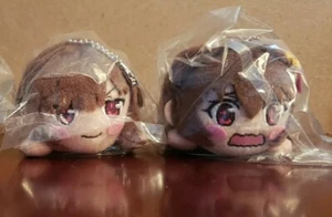 2er Set Konosuba Nesoberi Plüsch Schlüsselanhänger - YunYun & Megumin - 12 cm SEGA Japan - Bild 1 von 4