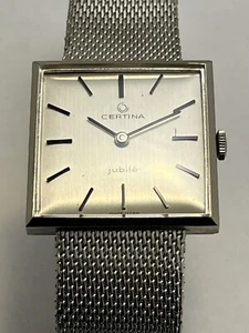 Orologio CERTINA mod. JUBILE' anni 1960s - vintage watch manual winding + box - Foto 1 di 12