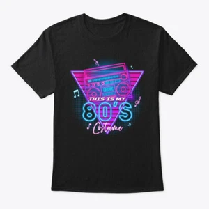 Retro This Is My 80s Costumes Vaporwave T-Shirt Made in the USA Size S to 5XL - Picture 1 of 1