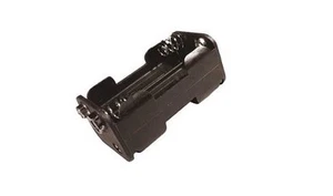 Portabatteria per 4 stilo con connessione a bottone + clip 9V omaggio cod. 4612 - Picture 1 of 1