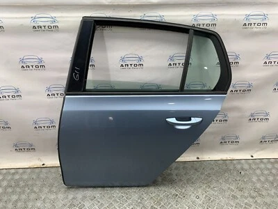 VW GOLF MK6 5DR HATCH REAR PASSENGER LEFT SIDE DOOR PAINT CODE BLUE 2008-2013 - Image 1 of 4