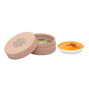 Isolierte Brotdose 15 ml Edelstahl BPA frei Kunststoff Büro Schule Tiffin - Bild 1 von 10