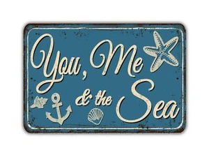 You Me And The Sea Schild Vintage Style - Bild 1 von 4
